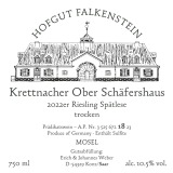 Hofgut Falkenstein Krettnach Ober Schäfershaus Spätlese trocken Lorenz Manni 2021