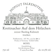 Hofgut Falkenstein Krettnacher Auf dem Hölzchen Kabinett trocken 2021